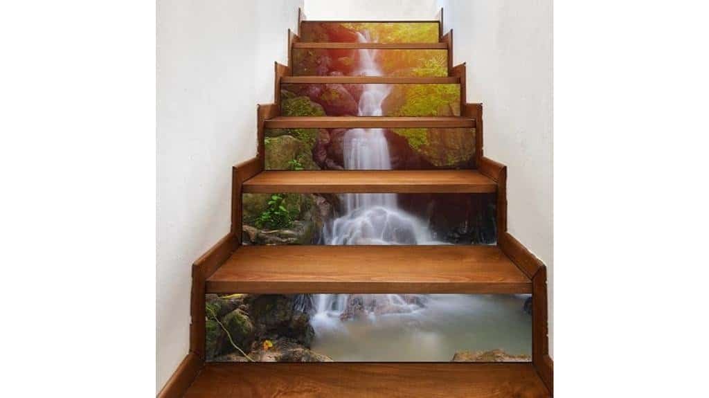 3d stair stickers decals