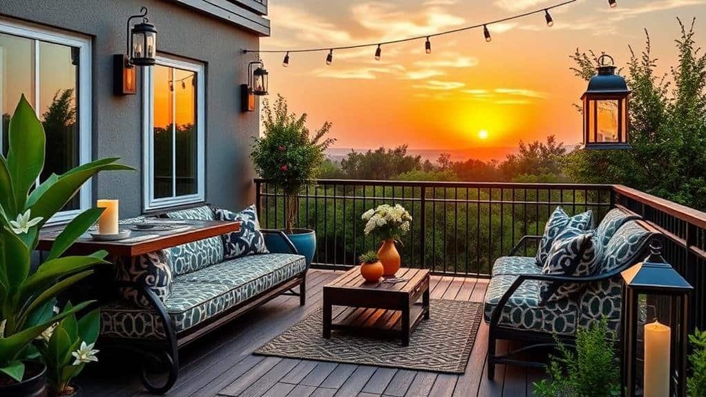 art deco deck decor considerations