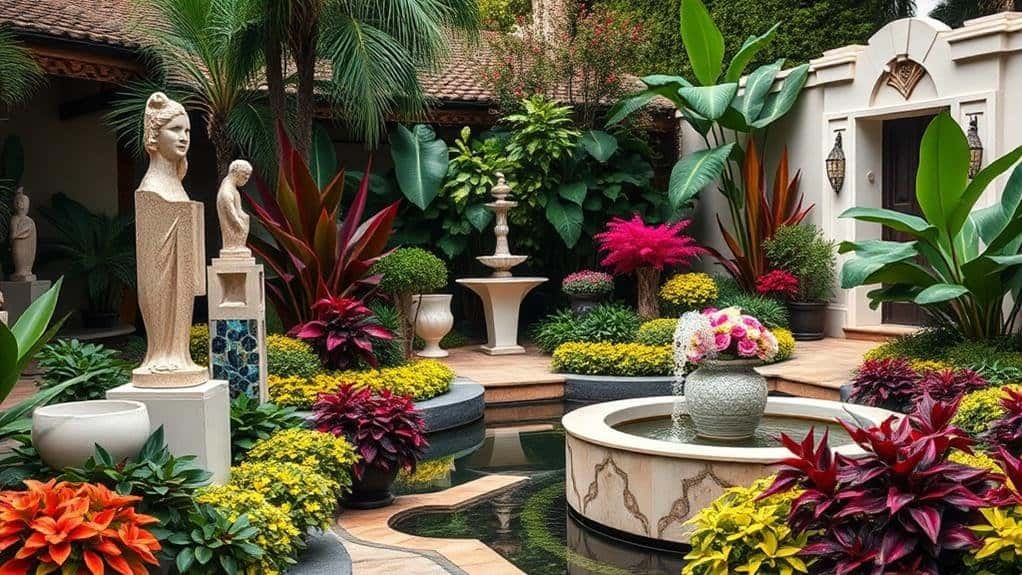 art deco garden decor considerations