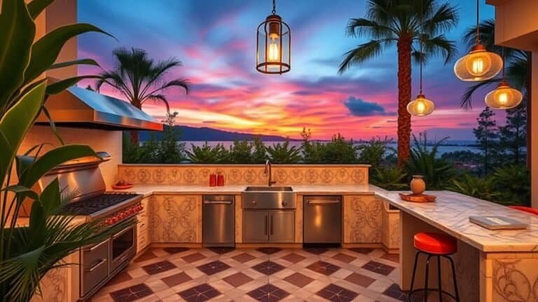 art deco outdoor kitchen ideas