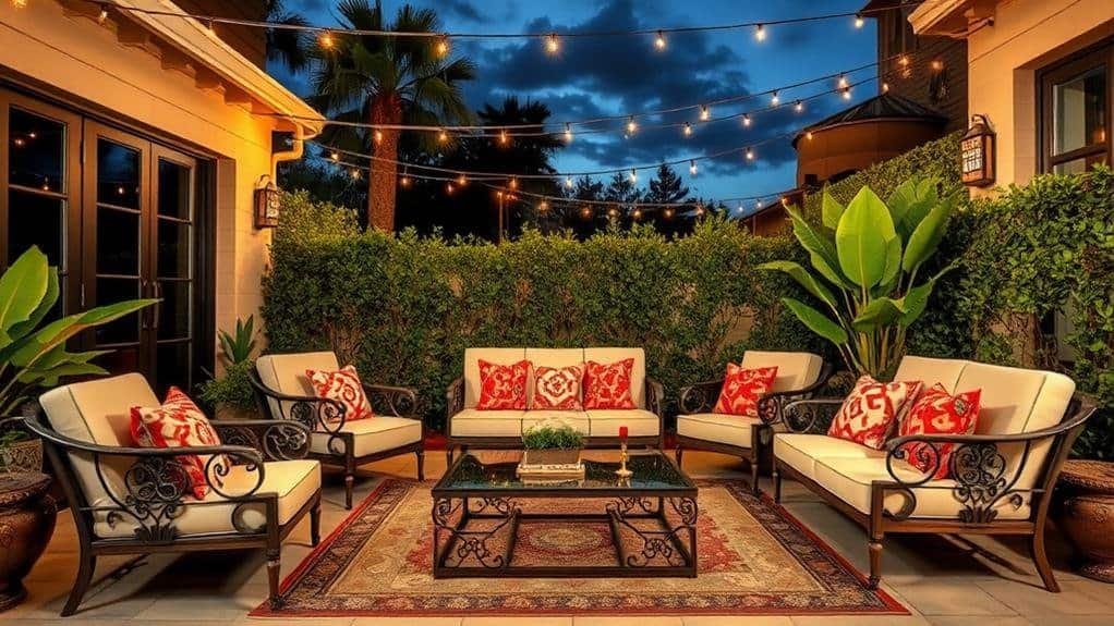 art deco patio decor ideas