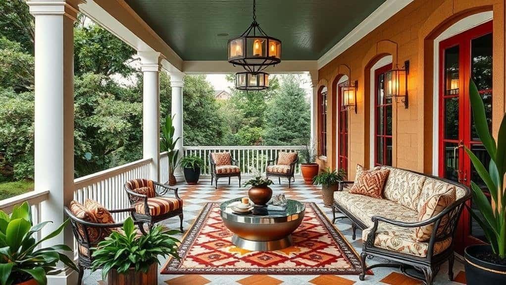 art deco porch decor considerations