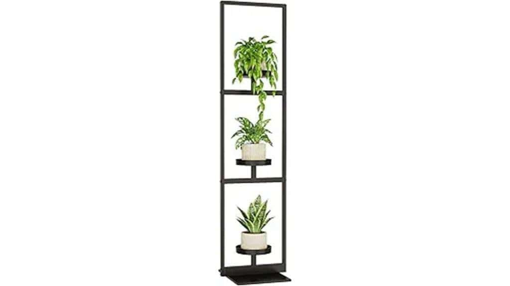 bamworld corner plant stand