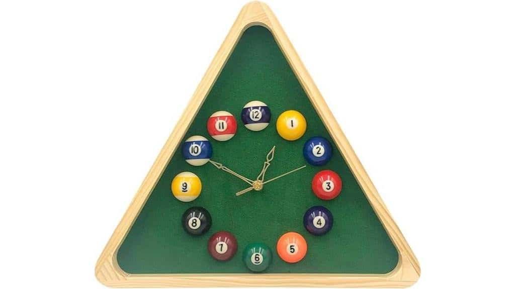 billiards pool ball clock