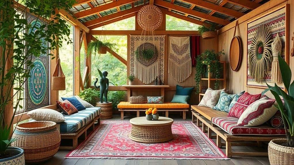 bohemian shed decor considerations