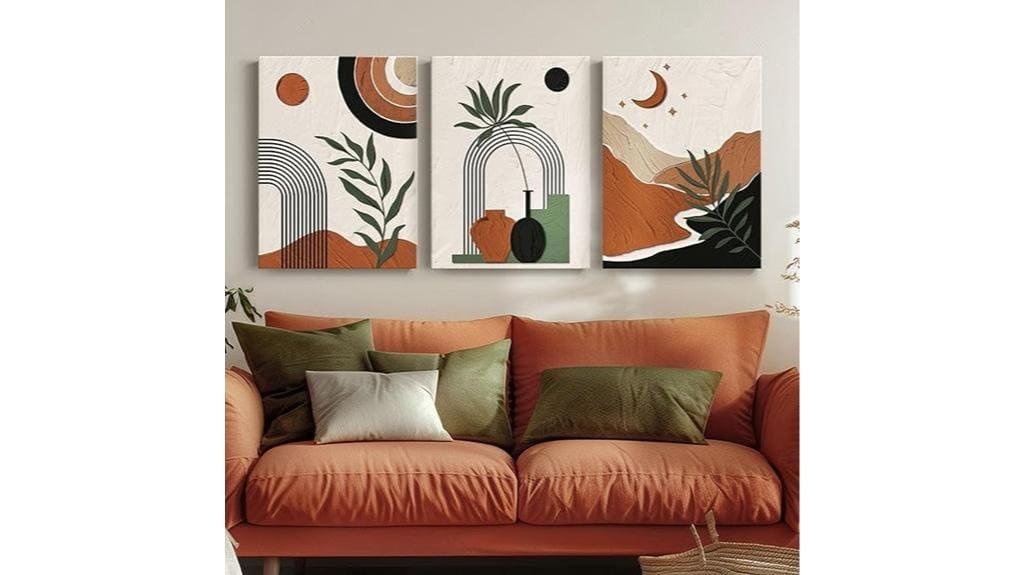 boho abstract wall art