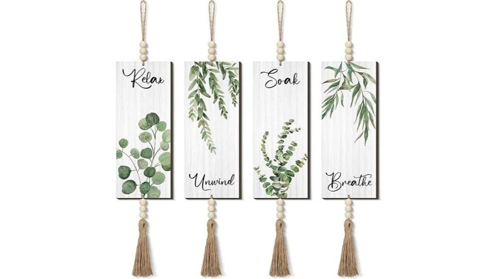 boho bathroom wall decor