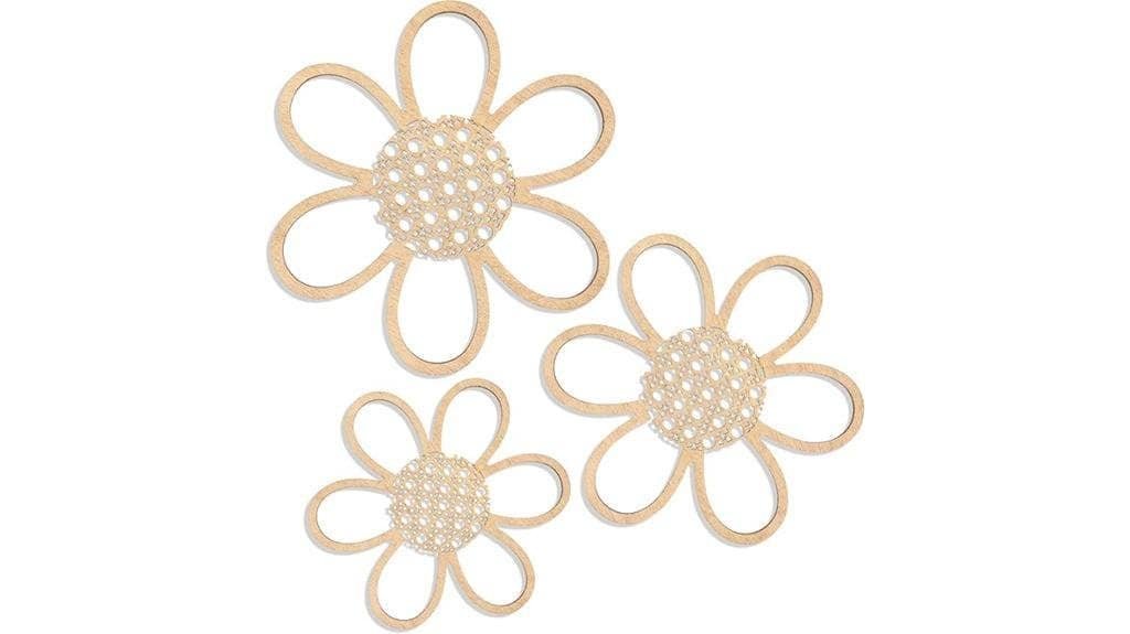 boho daisy wall decor