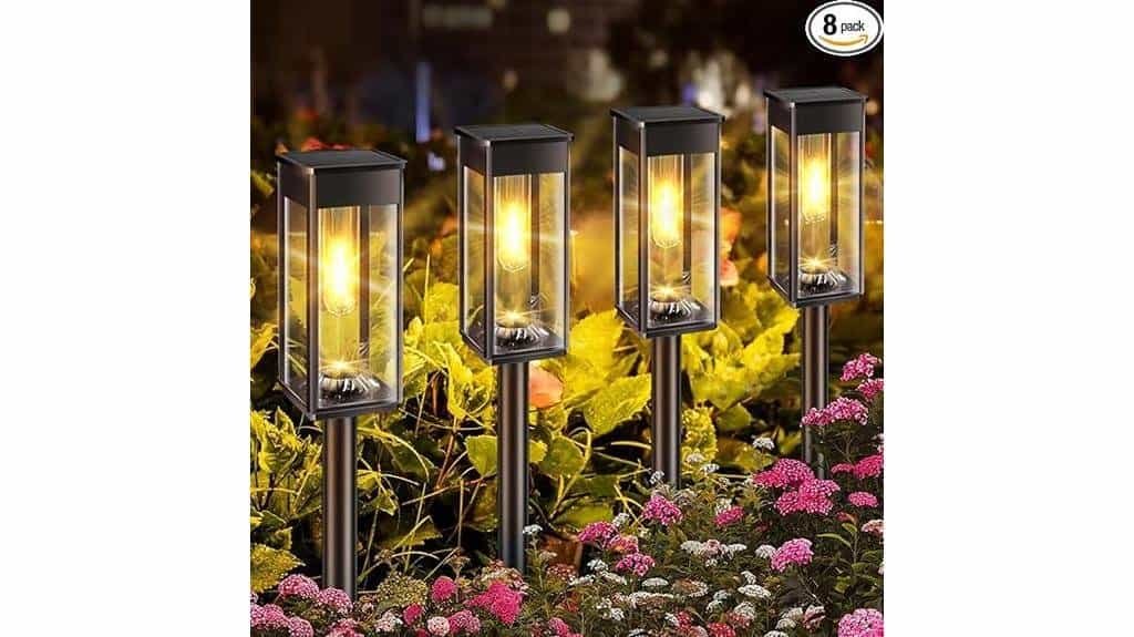 bright solar garden lights