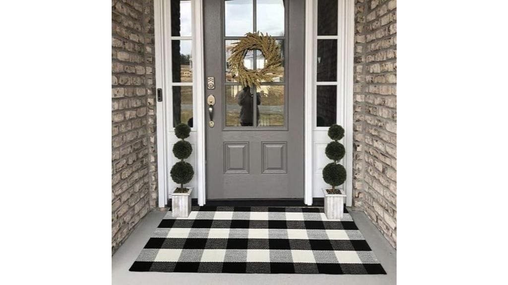 buffalo plaid outdoor rug