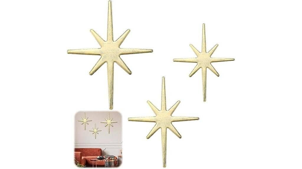 cast iron starburst wall art