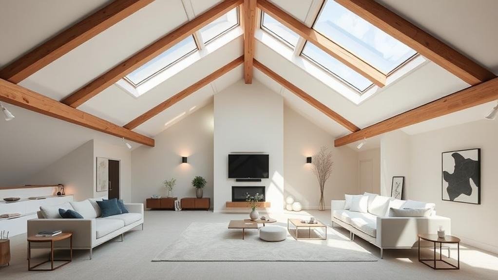 choosing contemporary attic decor