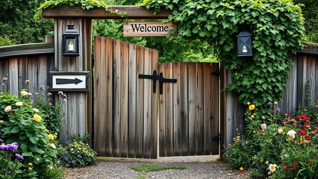 choosing farmhouse gate decor