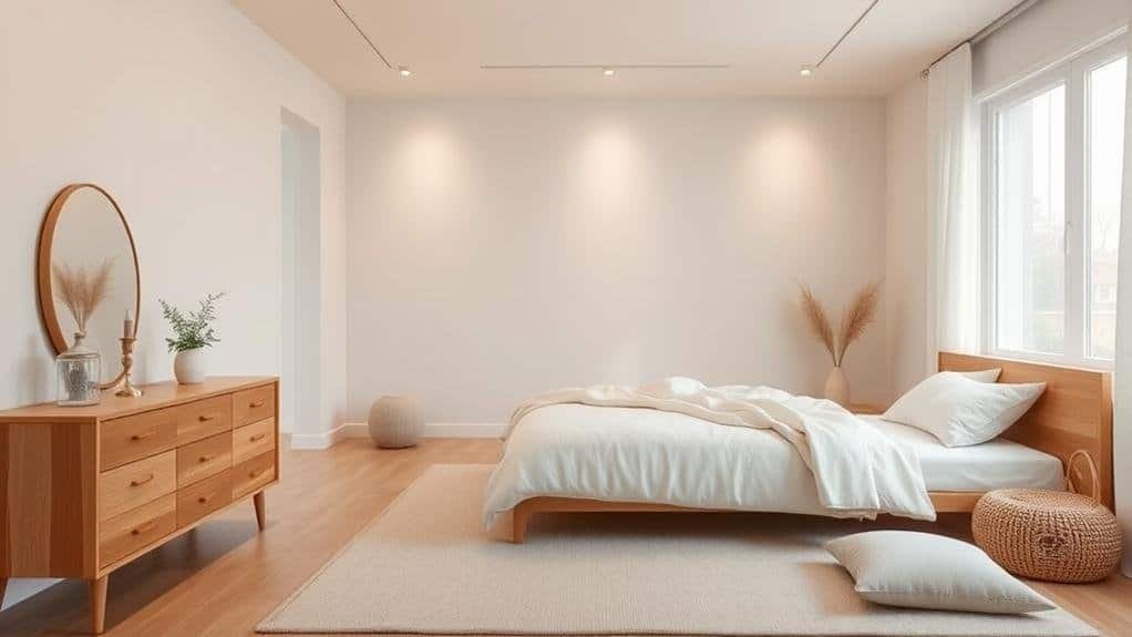 choosing minimalist bedroom decor