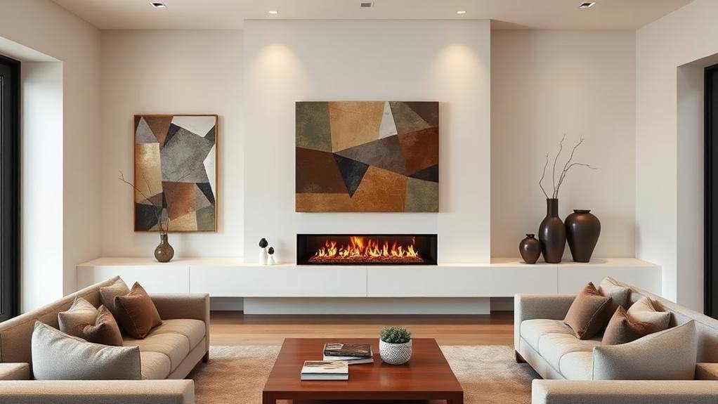 choosing modern fireplace decor