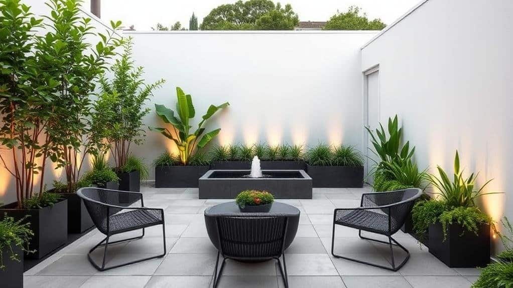 choosing modern garden decor