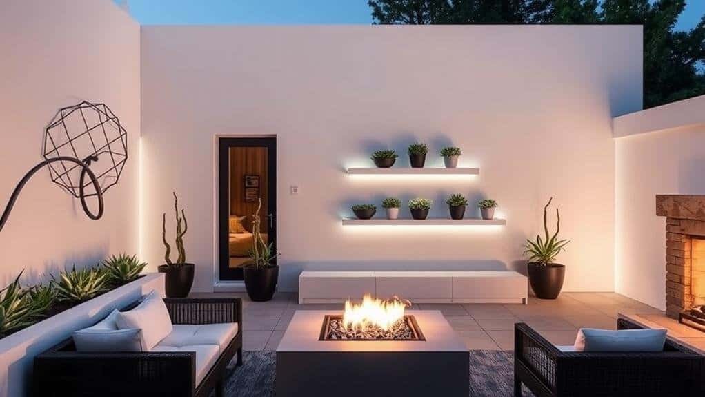 choosing modern outdoor decor