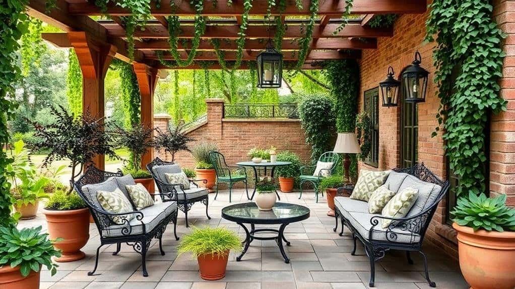 choosing traditional patio decor