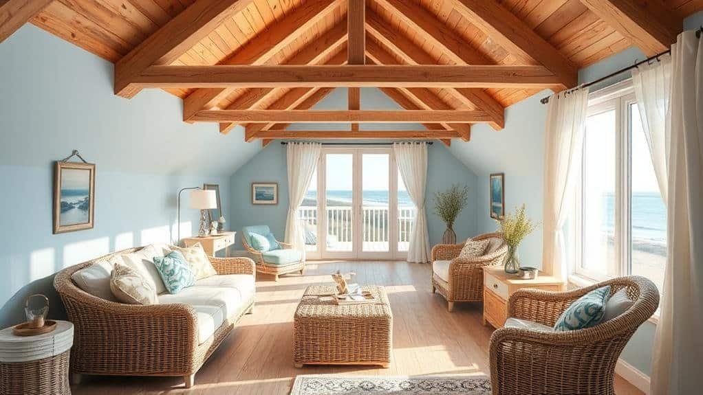 coastal attic decor considerations