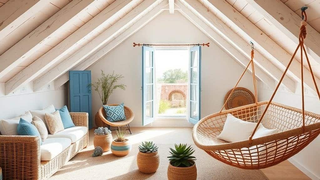 coastal attic decor ideas