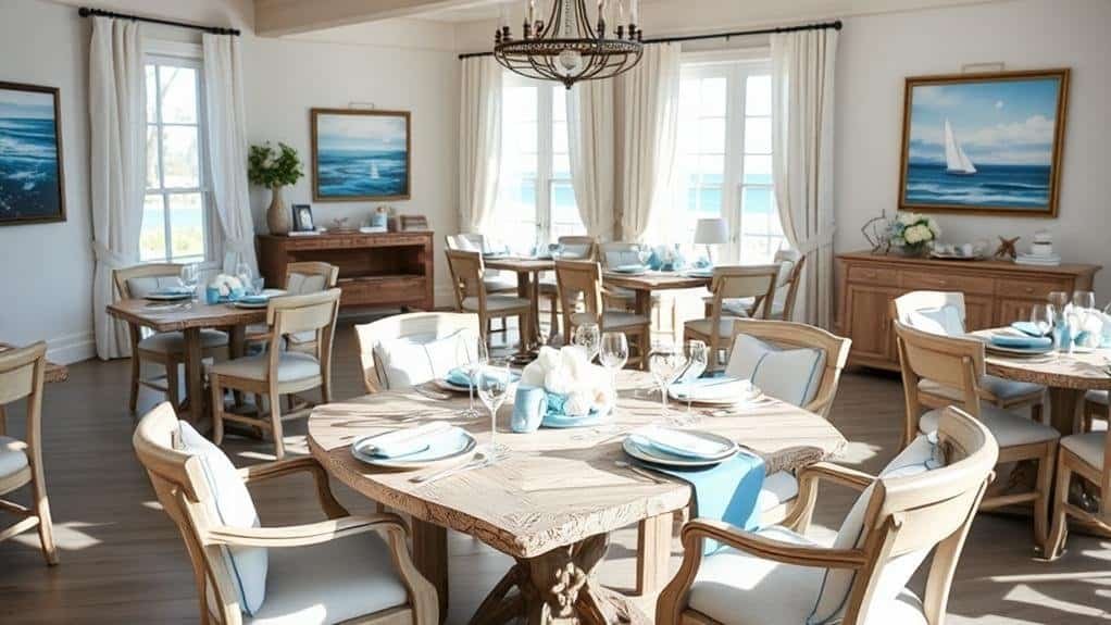 coastal decor dining room