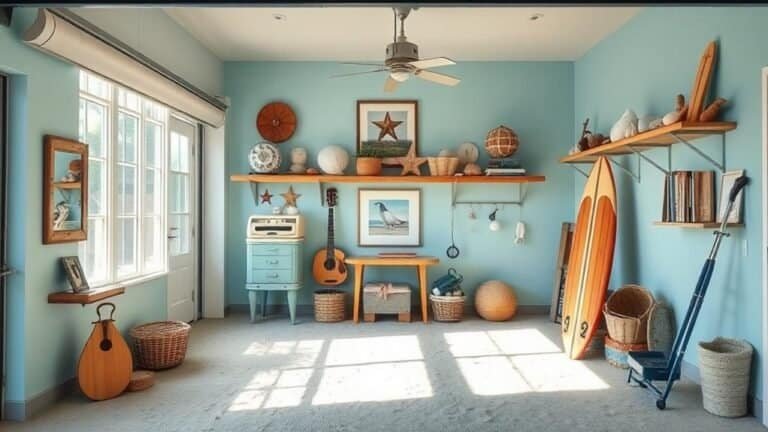 coastal garage decor ideas