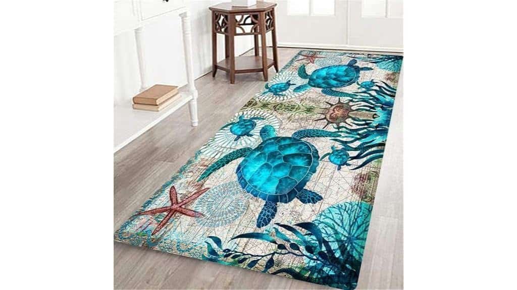 coastal hallway runner rug