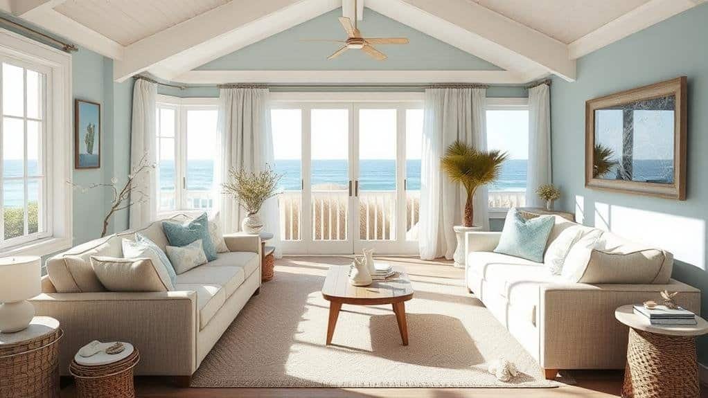 coastal living room decor considerations