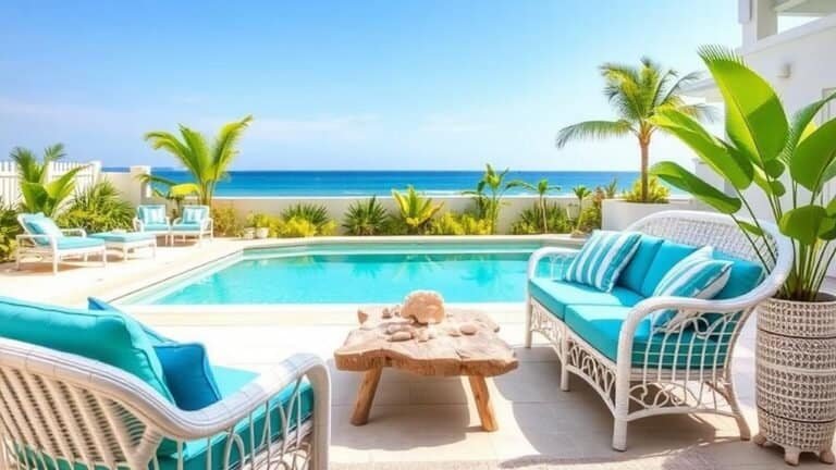 coastal pool decor inspiration