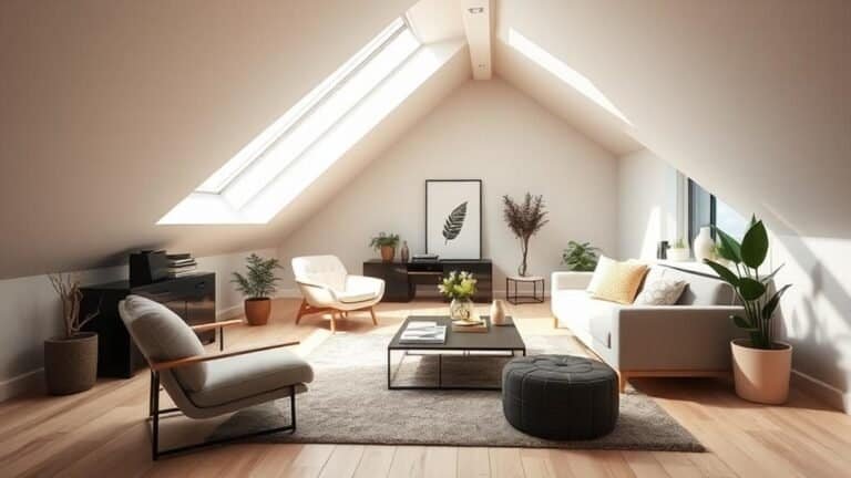 contemporary attic decor ideas