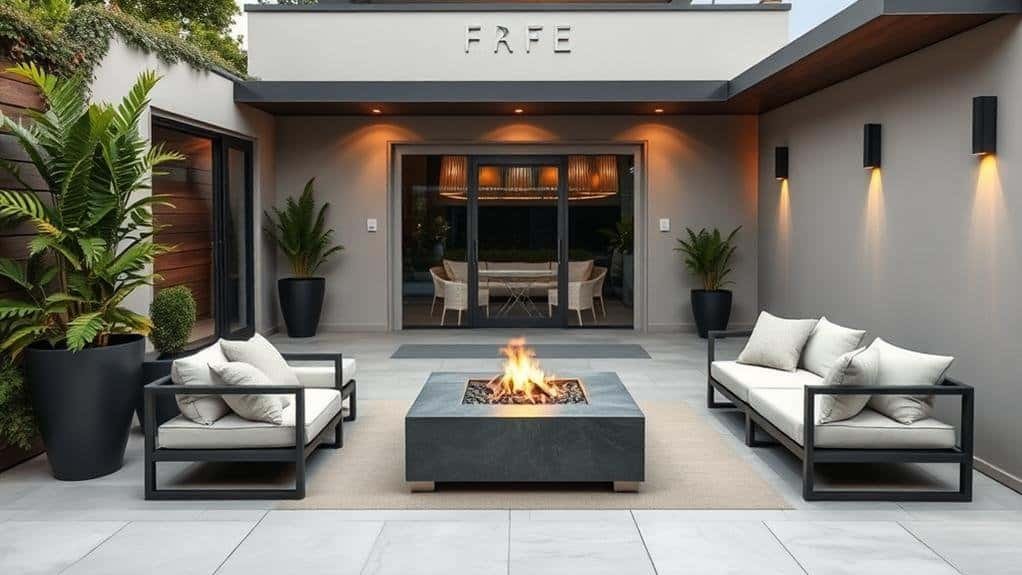 contemporary patio decor considerations