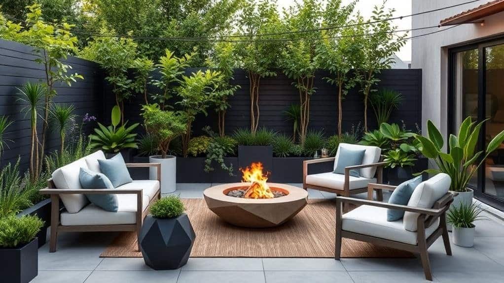 contemporary yard decor ideas