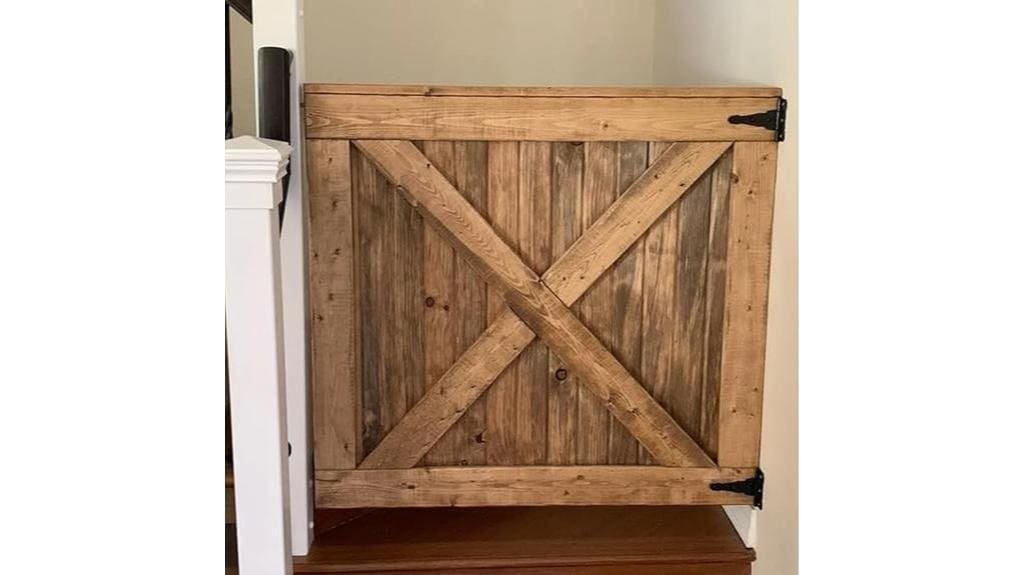 custom rustic pet gate