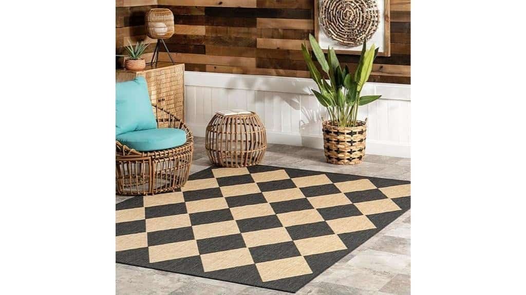 diamond trellis area rug