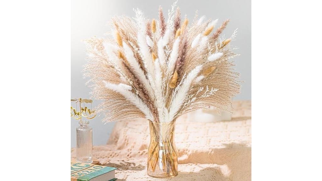 dried pampas grass bouquet