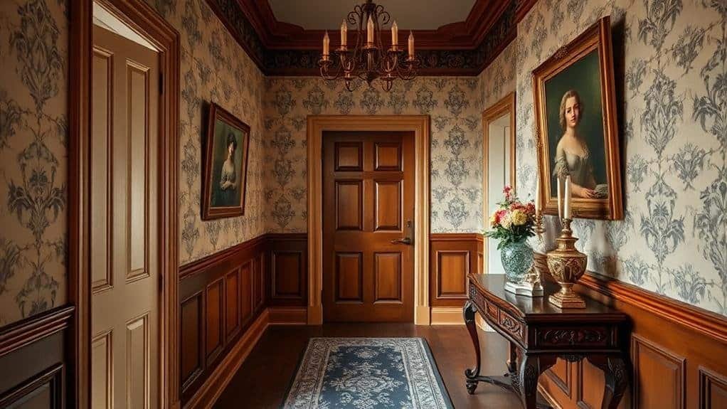 elegant traditional hallway decor