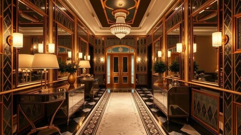 elevate hallway with art deco