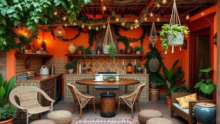 elevate outdoor bohemian decor