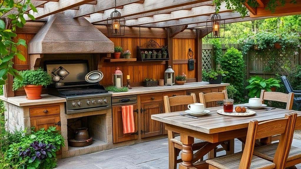 elevate outdoor kitchen decor