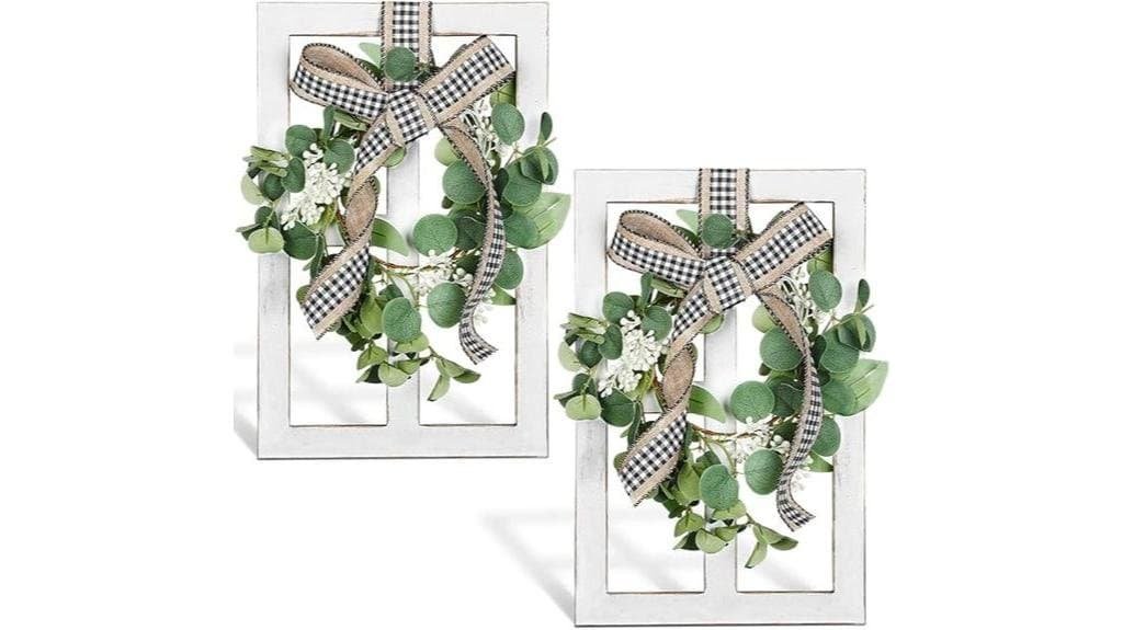 eucalyptus wreath farmhouse decor