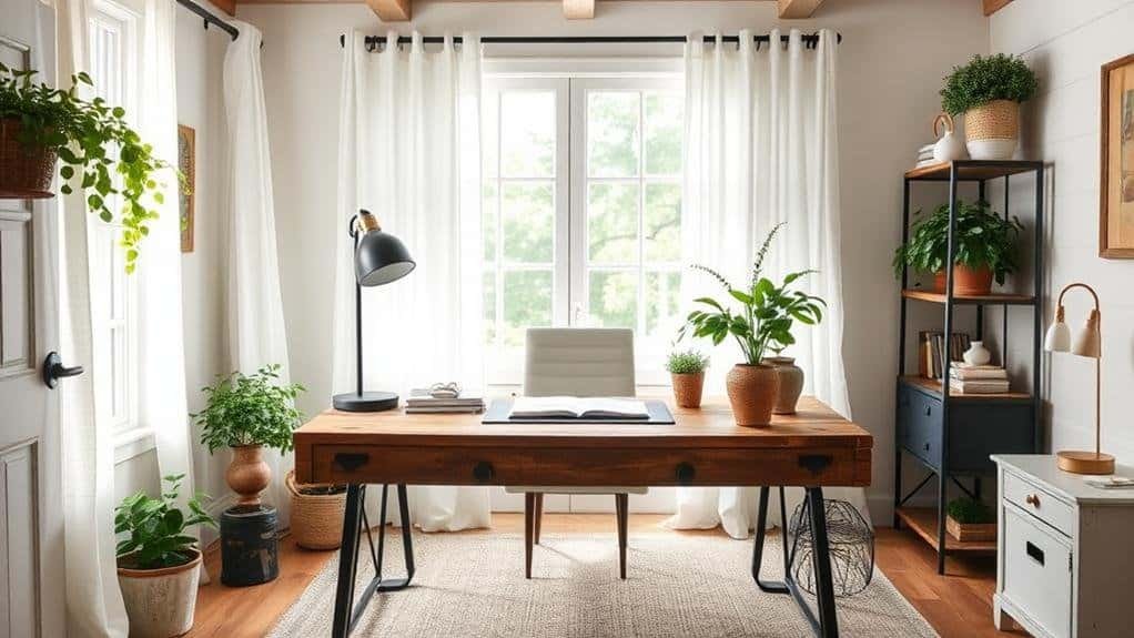 farmhouse home office inspiration