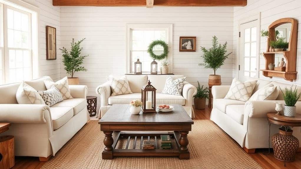 farmhouse living room decor ideas