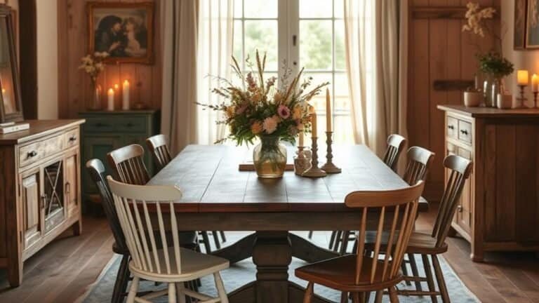 farmhouse style dining room decor