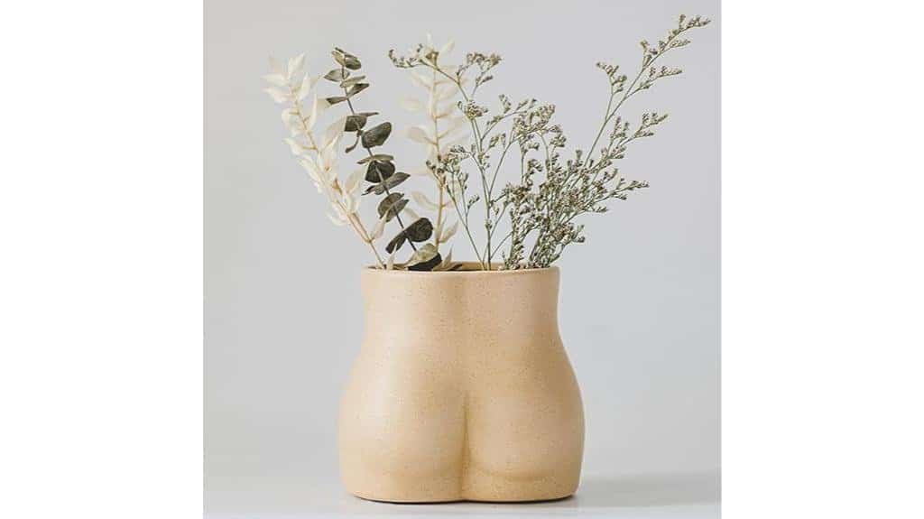 female form butt planter