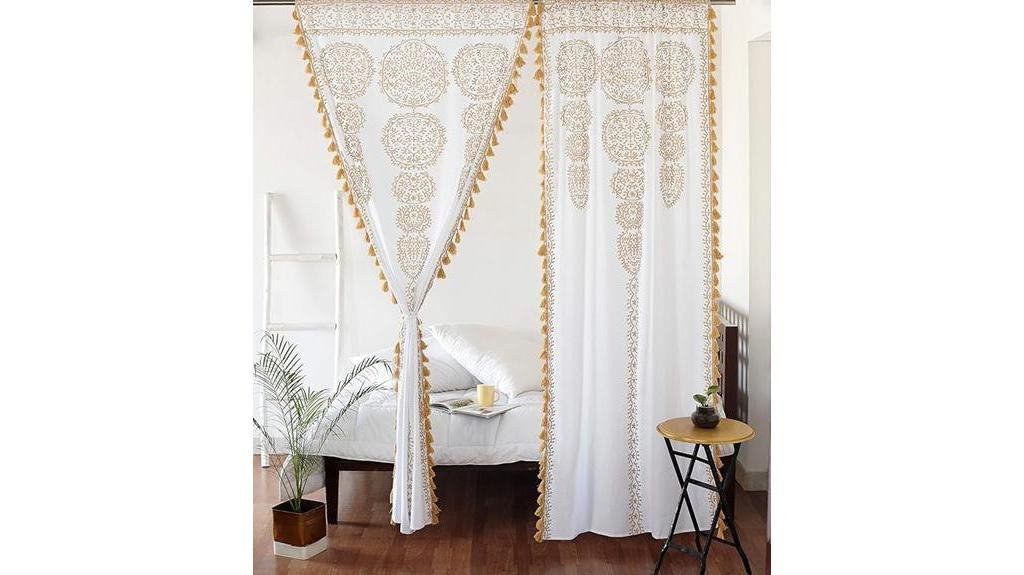 floral printed indian curtains