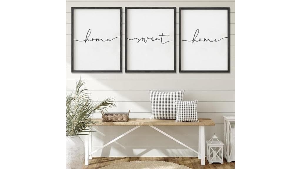 framed farmhouse home signs