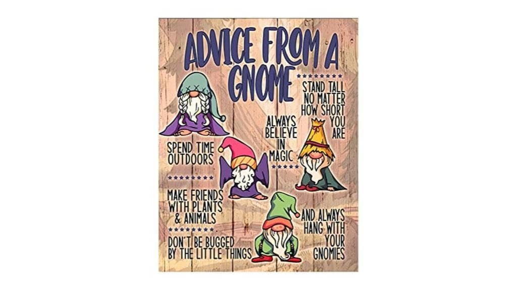 gnome wisdom garden decor