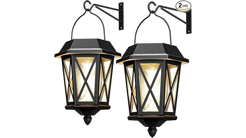 hanging solar lanterns set