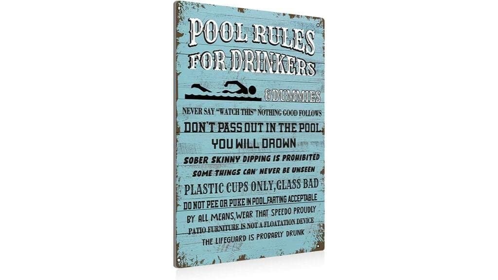 home decor swimming pool rules