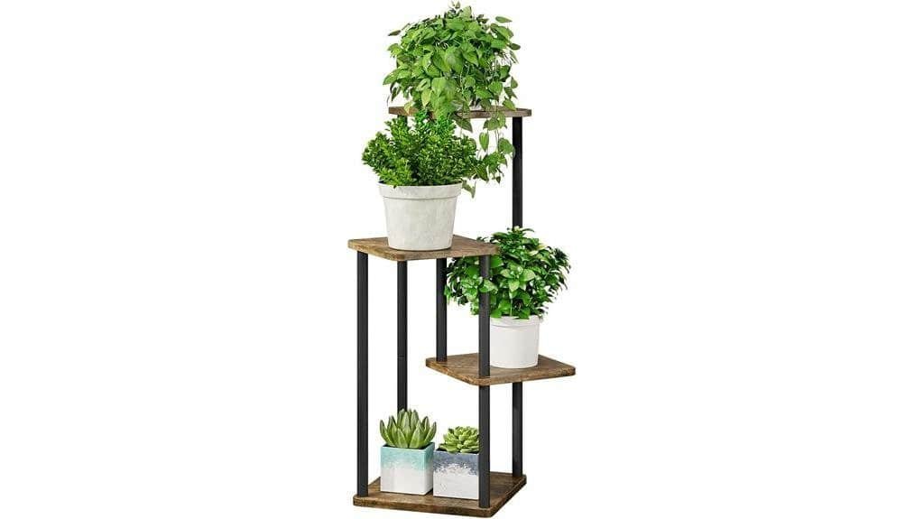 indoor metal plant stand